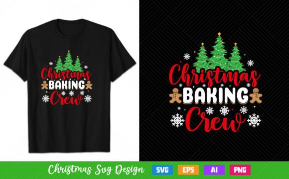 Christmas Baking Crew Vector Design