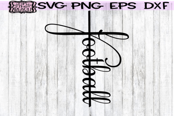 FOOTBALL - CROSS - SVG PNG DXF EPS Graphics