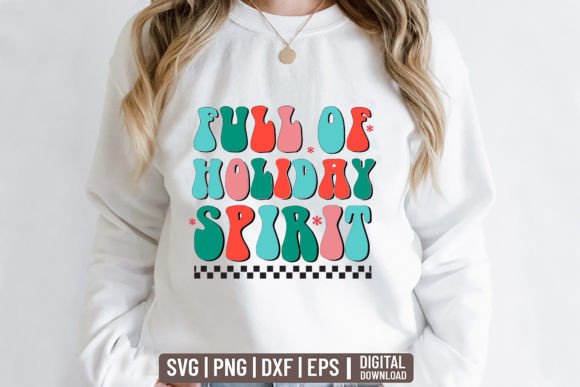 Full of Holiday Spirit - Retro Christmas Graphics