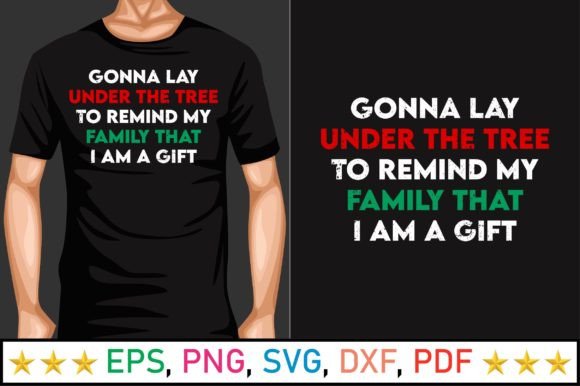 Gonna Lay Under Christmas T-Shirt Design Graphics