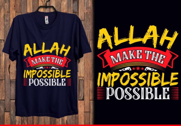 Islamic T-shirt Design Vector Graphic