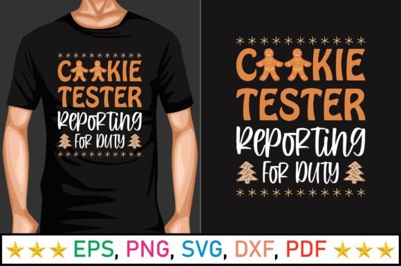 Snowflakes Typography Christmas T-Shirt