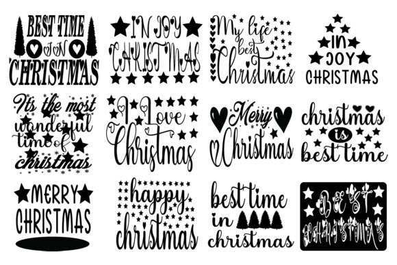 SVG Christmas Bundle Design Graphics