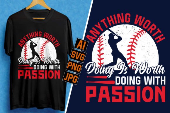 Trendy Baseball T-Shirt Design 05: Graphics & T-Shirt Designs