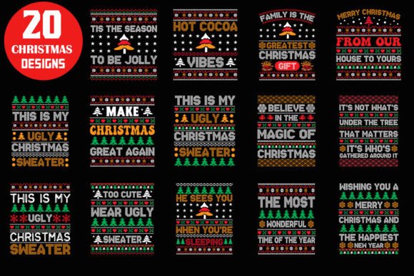 Ugly Sweater Svg Bundle