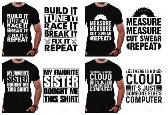 Vintage T-Shirt Design Bundle Svg